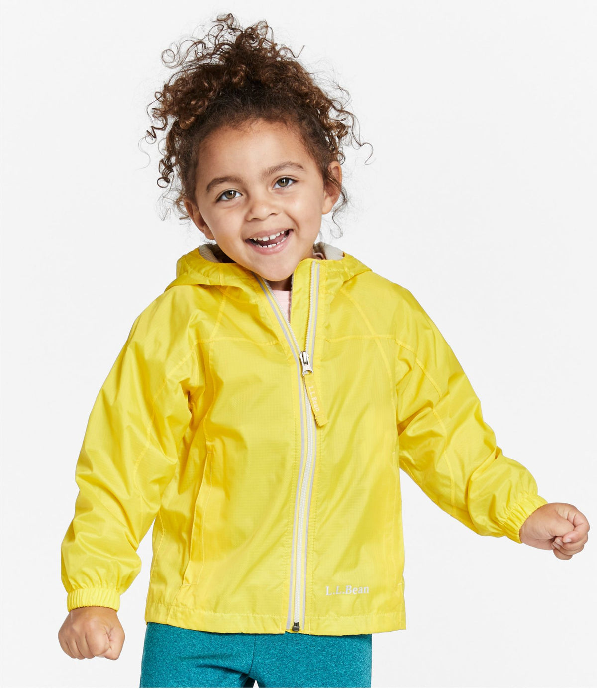 L.L.Bean Infants' and Toddlers' Discovery Rain Jacket Bright Yellow