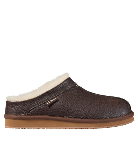 L.L.Bean Women's Wicked Good Scuffs, Leather Deep Brown