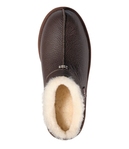 L.L.Bean Women's Wicked Good Scuffs, Leather Deep Brown