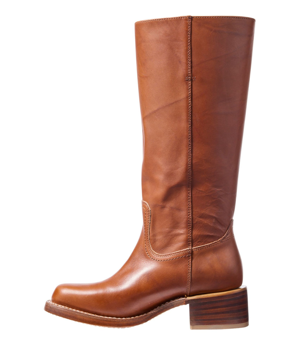 L.L.Bean Women's Frye Campus 14L Boots, Wide Calf Saddle
