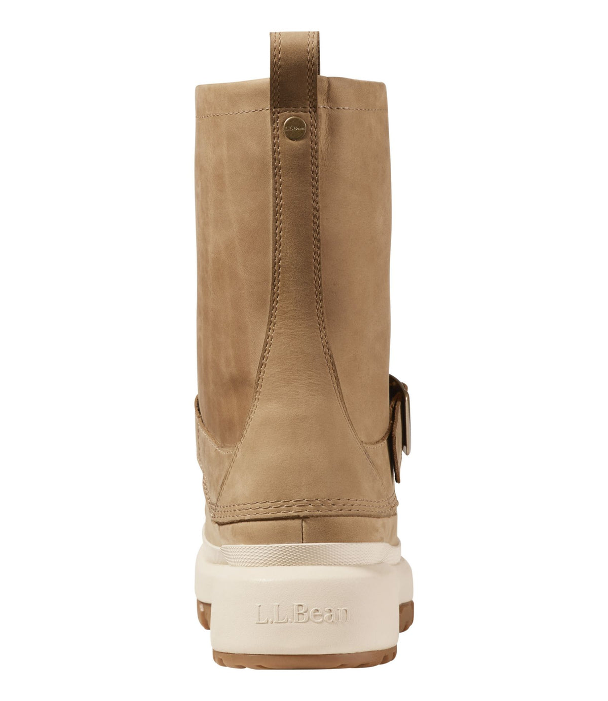 L.L.Bean Women's 5-Bar Pull-On Boots, Leather American Khaki