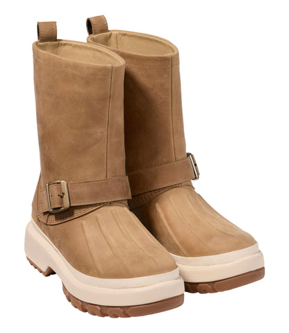L.L.Bean Women's 5-Bar Pull-On Boots, Leather American Khaki