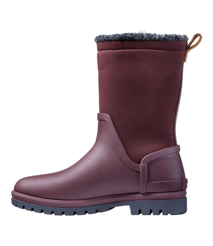 L.L.Bean Women's Rugged Winter Wellie® Boots, Waterproof Burgundy Brown