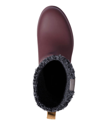 L.L.Bean Women's Rugged Winter Wellie® Boots, Waterproof Burgundy Brown