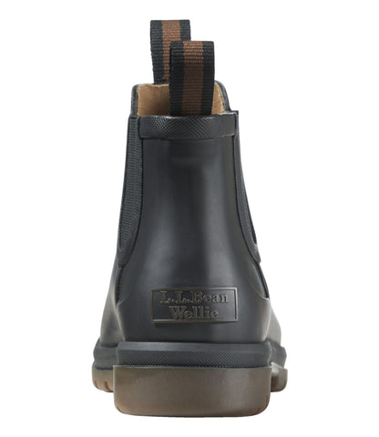 L.L.Bean Women's Rugged Wellie® Chelsea Boots Black/Dark Gum