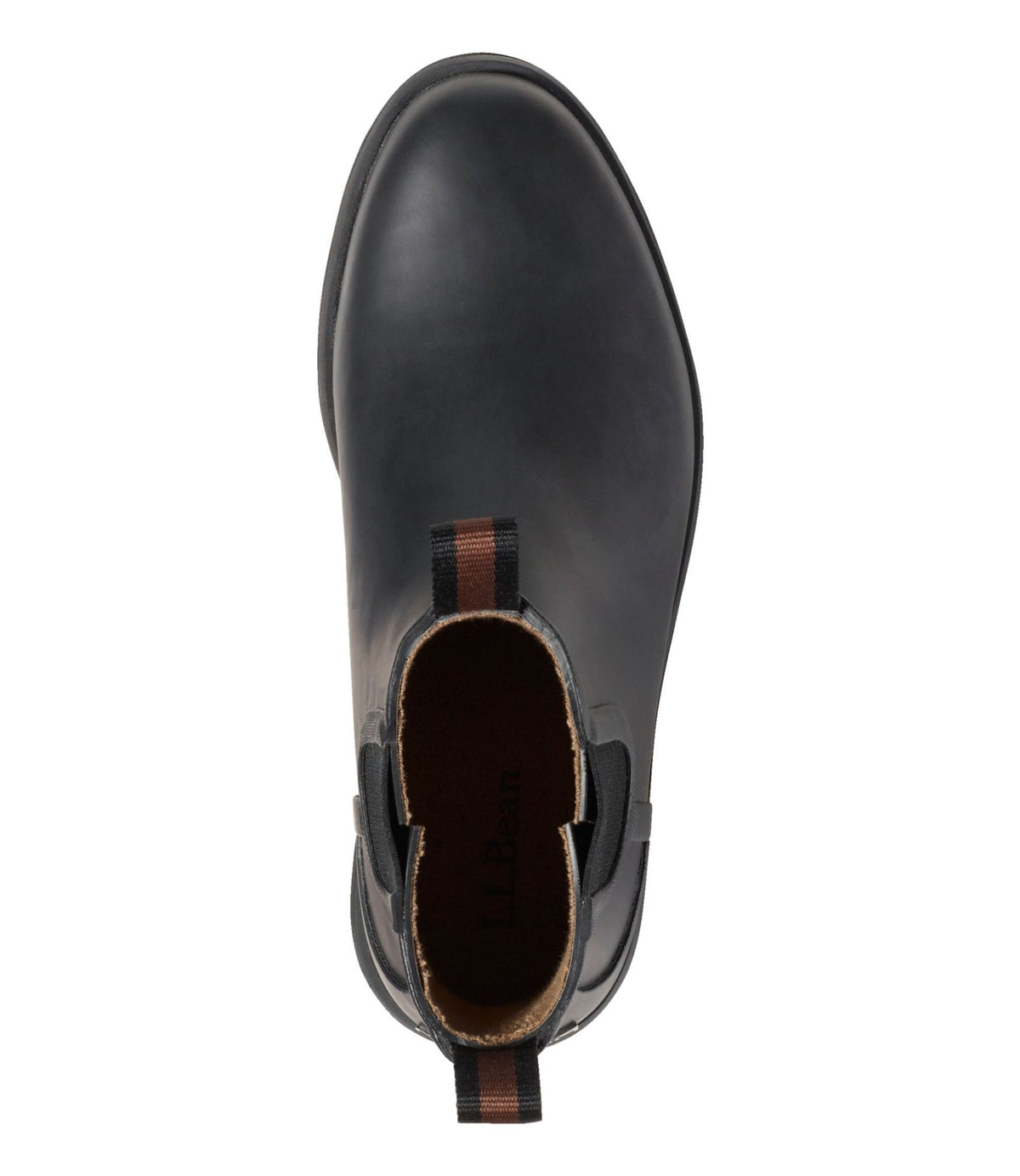 L.L.Bean Women's Rugged Wellie® Chelsea Boots Black/Dark Gum