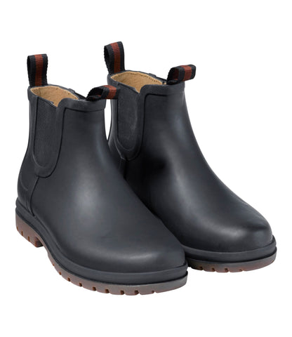 L.L.Bean Women's Rugged Wellie® Chelsea Boots Black/Dark Gum