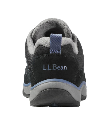 L.L.Bean Women's Snow Sneaker 5 Shoes, Lace-Up Black/Slate