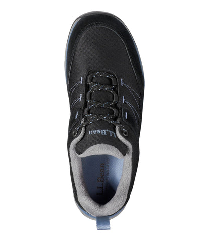 L.L.Bean Women's Snow Sneaker 5 Shoes, Lace-Up Black/Slate