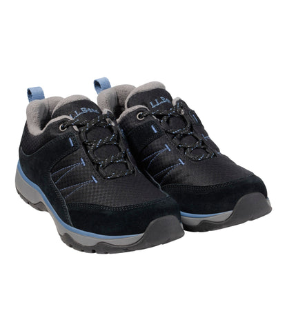 L.L.Bean Women's Snow Sneaker 5 Shoes, Lace-Up Black/Slate