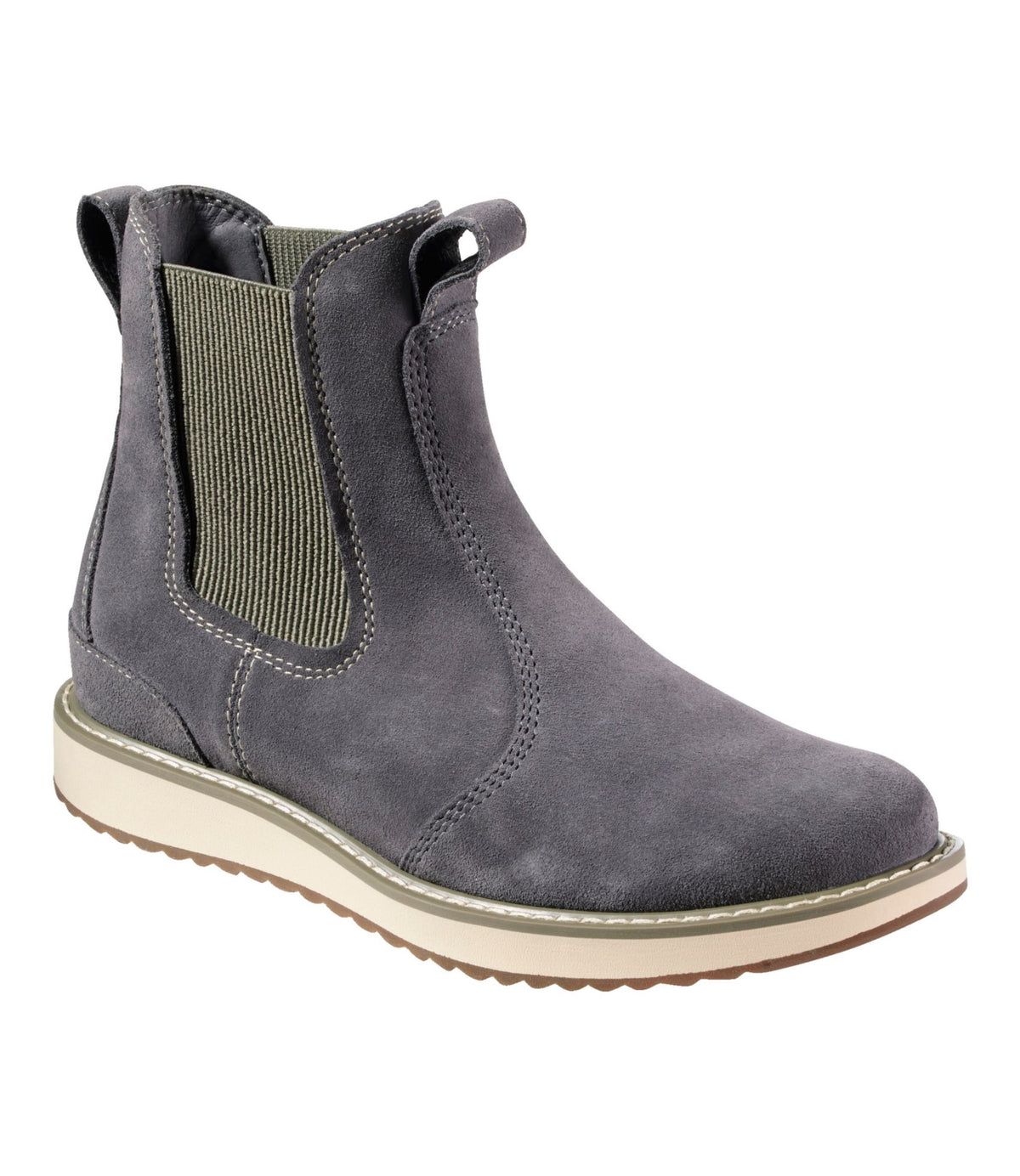 L.L.Bean Women's Stonington Chelsea Boots, Suede Graphite