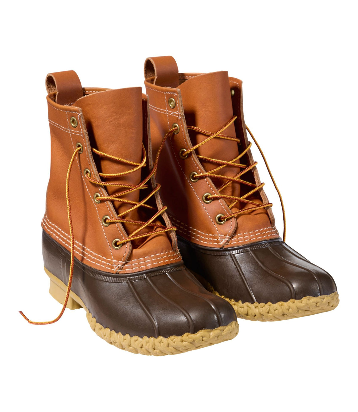 L.L.Bean Women's Bean Boots, 8" Insulated Tan/Bean Boot Brown/Gum