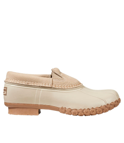 L.L.Bean Women's Bean Boots, Slip-On Rubber Mocs Light Khaki/Light Khaki/Toasted Coconut