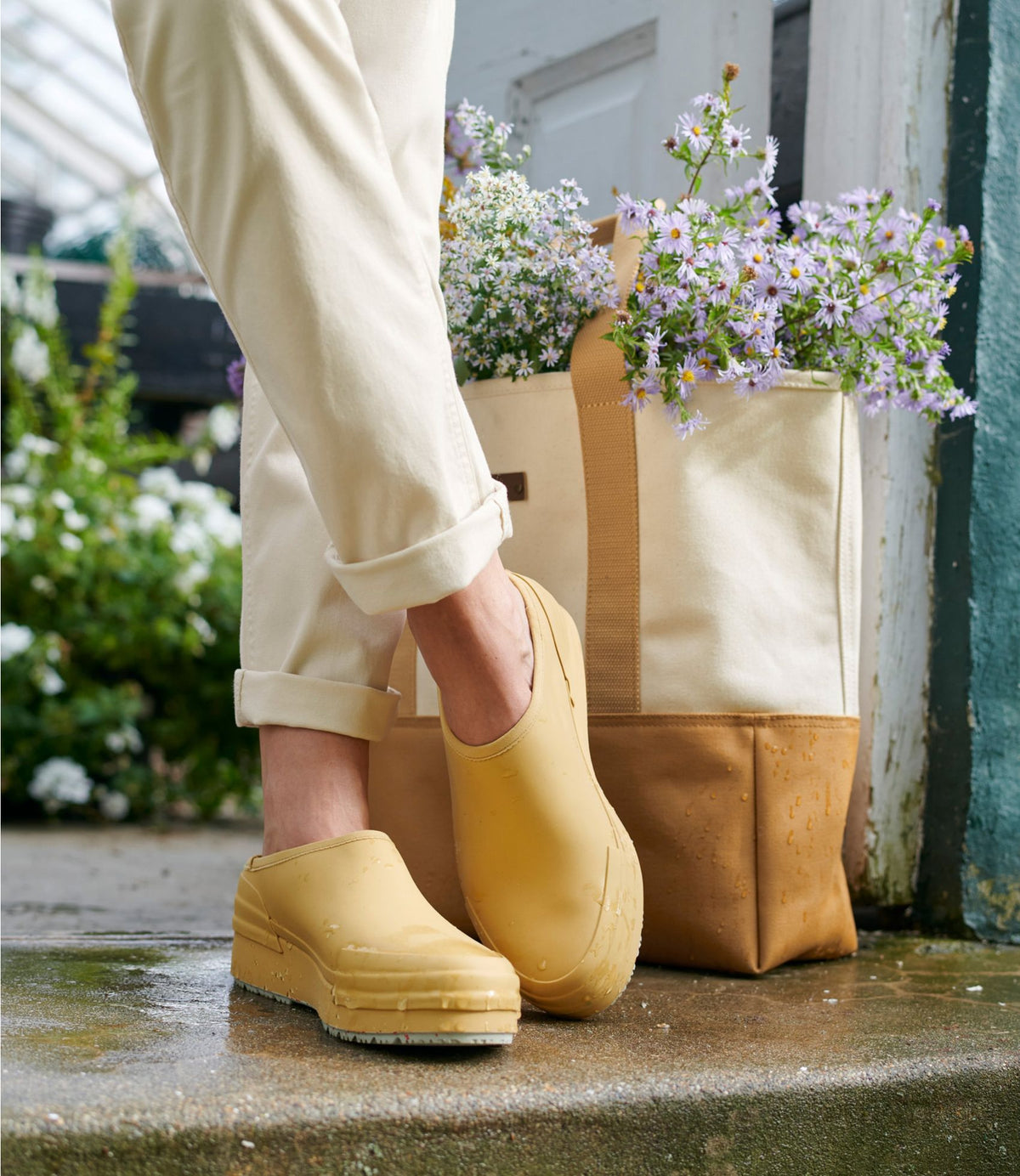 L.L.Bean Women's Bean Light Wellie® Garden Clogs Classic Sage