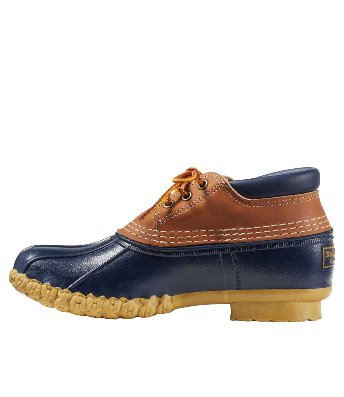 L.L.Bean Women's Bean Boots, Gumshoes Tan/Bright Navy/Gum