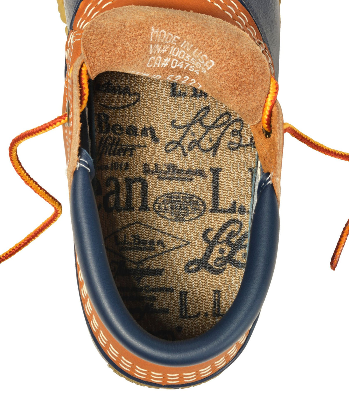 L.L.Bean Women's Bean Boots, Gumshoes Tan/Bright Navy/Gum