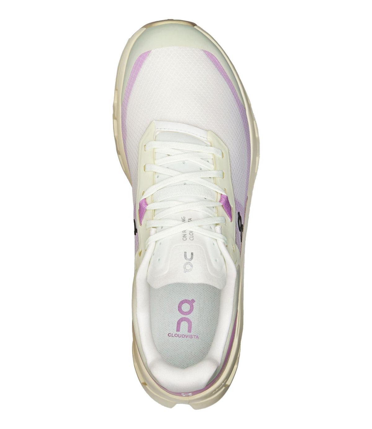 L.L.Bean Women's On Cloudvista Trail Running Shoes Ivory/Seedling