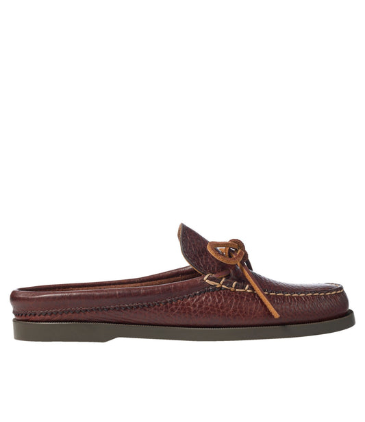 L.L.Bean Women's Casco Bay Boat Mocs, Mule Dark Brown