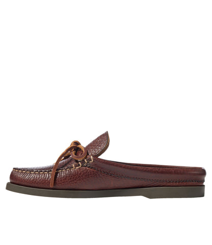 L.L.Bean Women's Casco Bay Boat Mocs, Mule Dark Brown