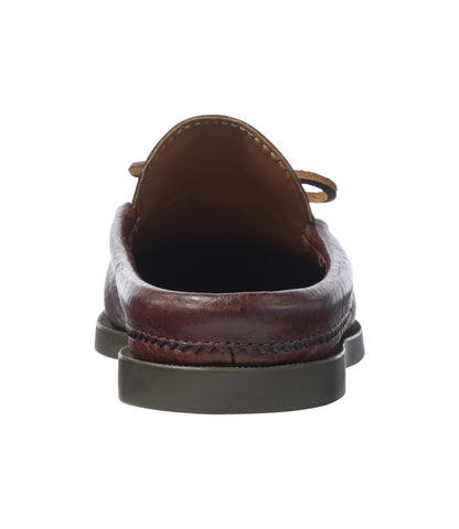 L.L.Bean Women's Casco Bay Boat Mocs, Mule Dark Brown