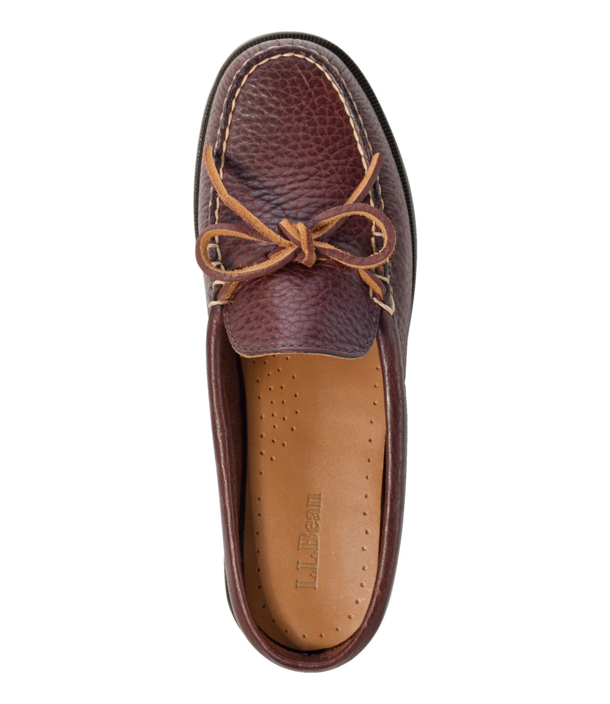 L.L.Bean Women's Casco Bay Boat Mocs, Mule Dark Brown