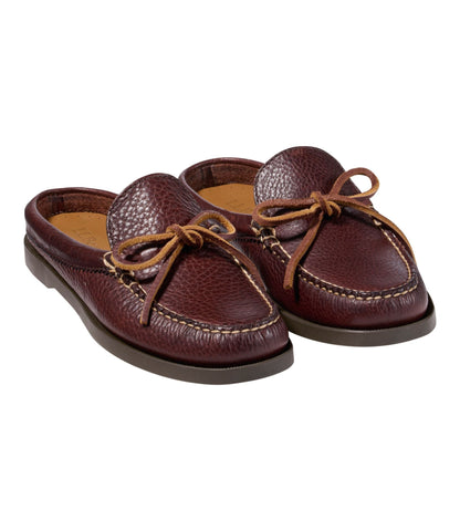 L.L.Bean Women's Casco Bay Boat Mocs, Mule Dark Brown