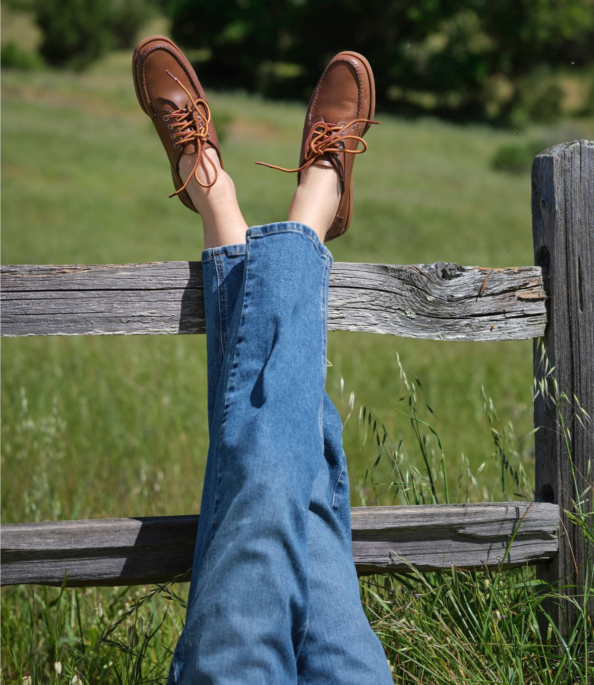 L.L.Bean Women's Handsewn Moccasins, Blucher Moc Oakwood
