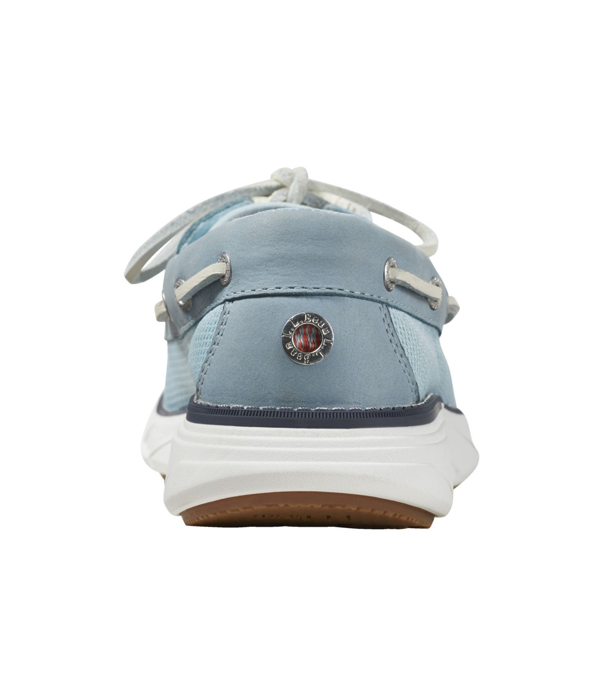 L.L.Bean Women's Kennebec Boat Shoes, 2-Eye Mist Blue