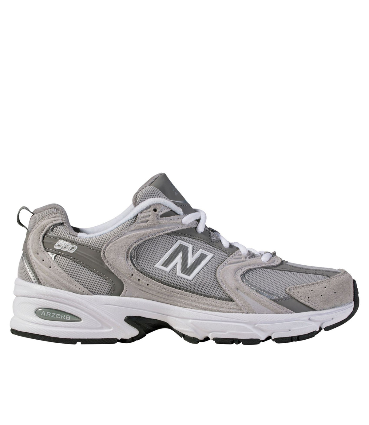 L.L.Bean Adults' New Balance 530 Running Shoes Rain Cloud/Shadow Grey/Silver Metallic