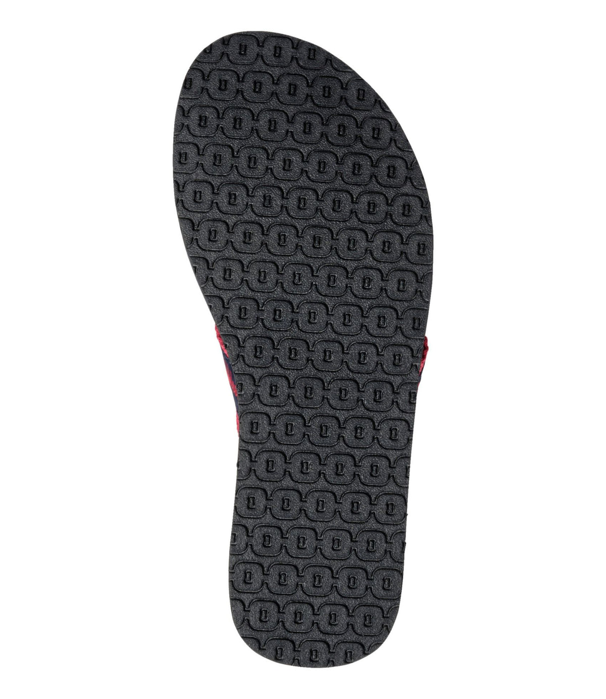L.L.Bean Women's Original Maine Isle Flip-Flops, Motif Classic Navy/Lobster