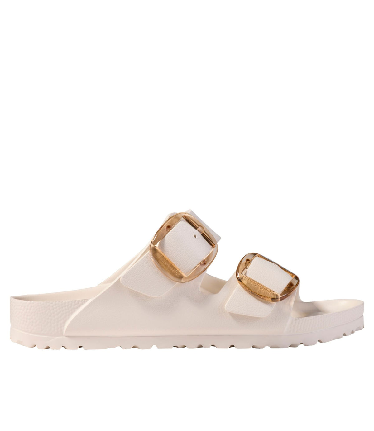 L.L.Bean Women's Birkenstock Arizona Sandals, EVA Big Buckle Eggshell