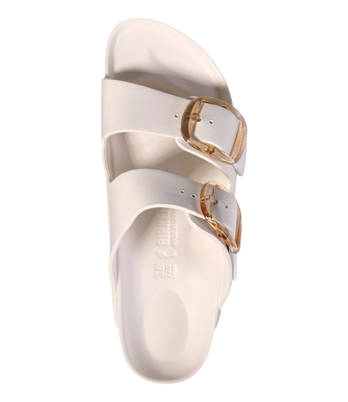 L.L.Bean Women's Birkenstock Arizona Sandals, EVA Big Buckle Eggshell