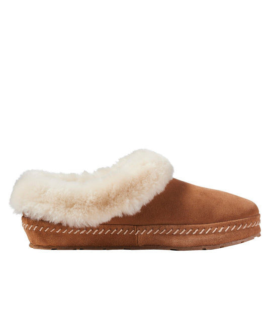 L.L.Bean Women's Wicked Good Slippers, Squam Lake Brown