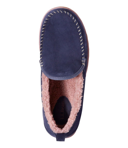 L.L.Bean Women's Mountain Slippers, Moccasin Raw Indigo