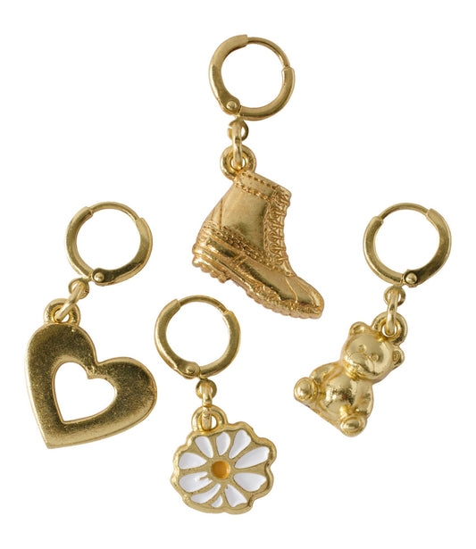 L.L.Bean L.L.Bean Footwear Charms, Fun Pack Gold