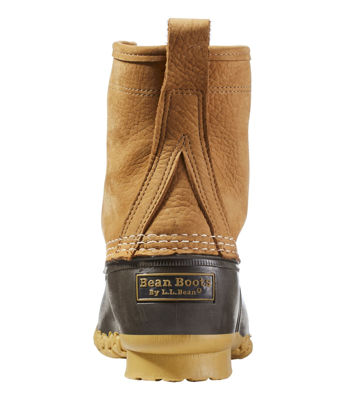 L.L.Bean Men's Bean Boots, 8" Fleece-Lined Insulated Tan/Bean Boot Brown/Gum/Red Black Plaid