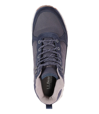 L.L.Bean Men's Snow Sneaker 5 Boots, Lace-Up Carbon Navy