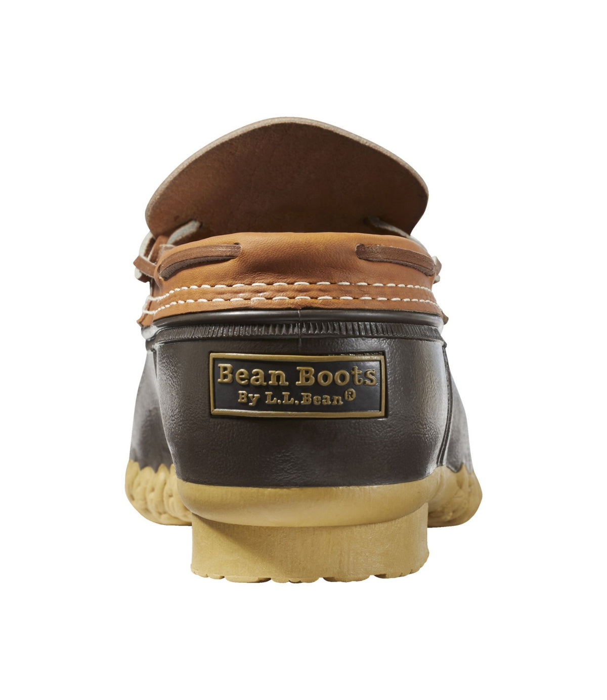 L.L.Bean Men's Bean Boots, Rubber Mocs Tan/Bean Boot Brown/Gum