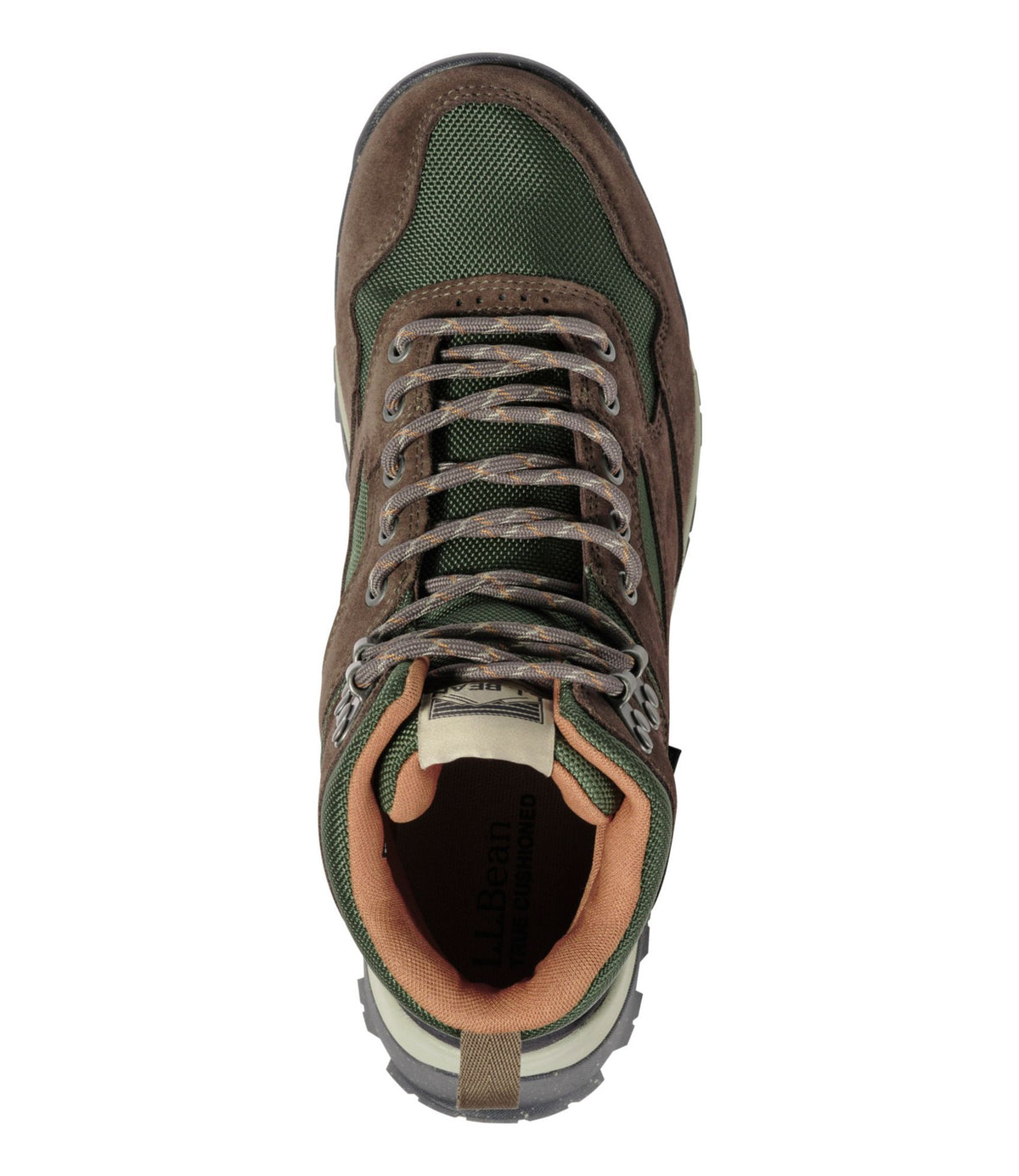 L.L.Bean Men's Heritage Hiking Boots, Waterproof Dark Cinder/Forest Shade