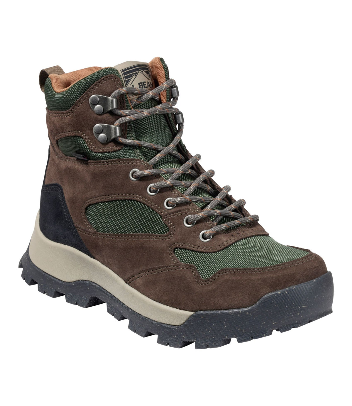L.L.Bean Men's Heritage Hiking Boots, Waterproof Dark Cinder/Forest Shade