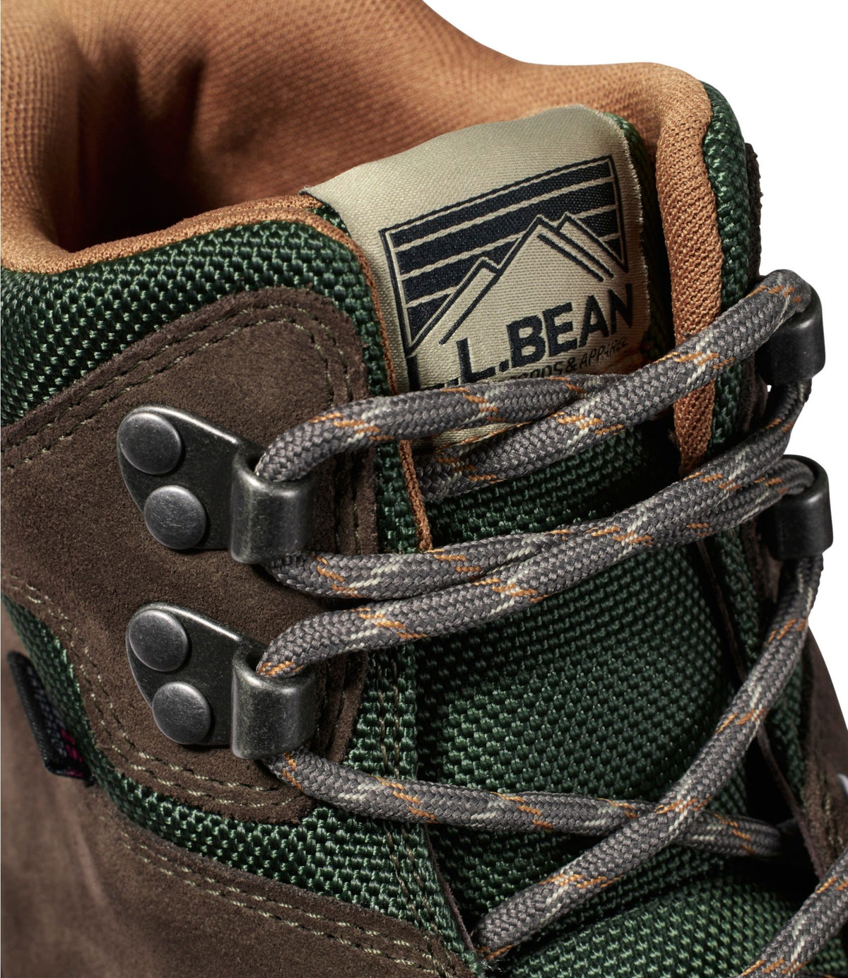 L.L.Bean Men's Heritage Hiking Boots, Waterproof Dark Cinder/Forest Shade