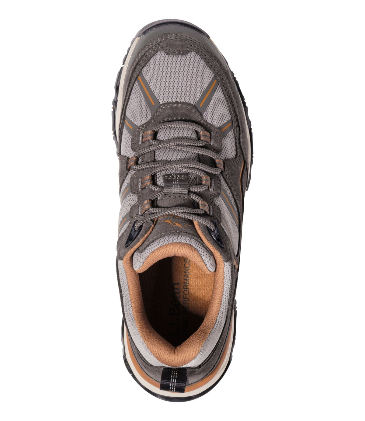L.L.Bean Men's Trail Model X Ventilated Hiking Shoes Dark Silt/Shore Sand