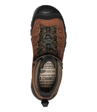 L.L.Bean Men's Keen Targhee IV Mid Waterproof Hiking Boots Bison/Black