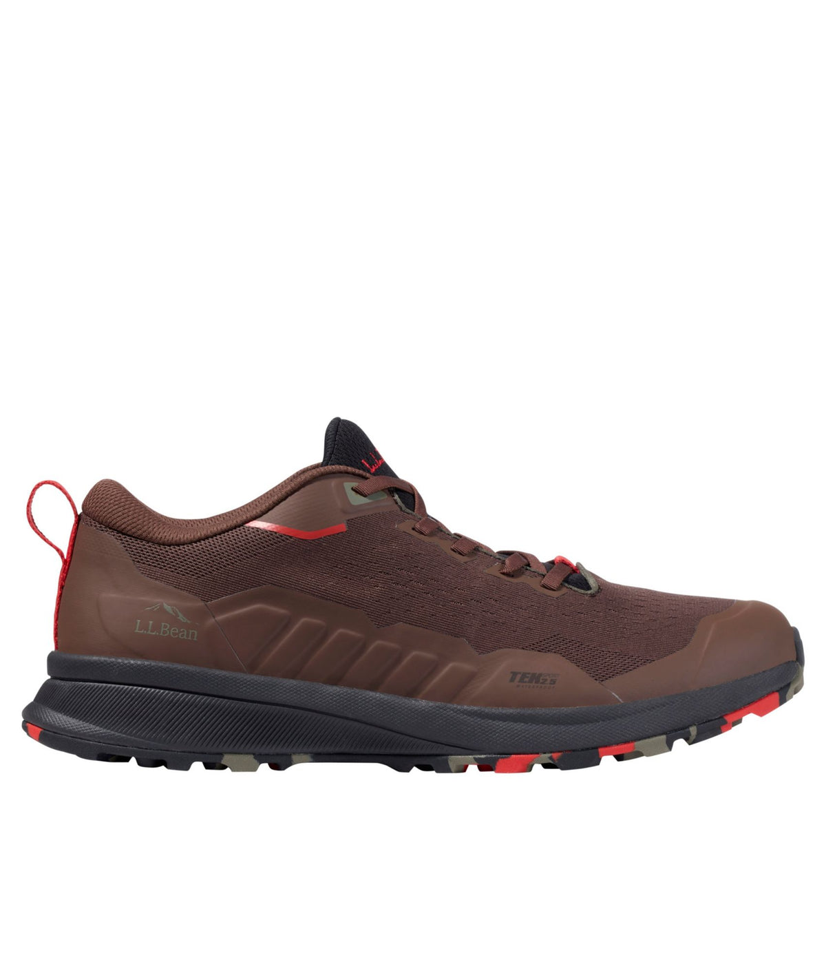 L.L.Bean Men's Elevation Trail Shoes, Waterproof Dark Earth