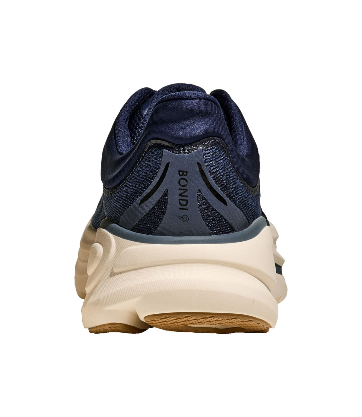 L.L.Bean Men's HOKA Bondi 9 Running Shoes Midnight Blue/Varsity Navy
