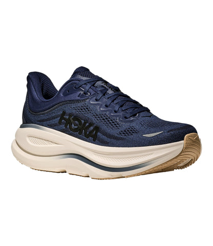 L.L.Bean Men's HOKA Bondi 9 Running Shoes Midnight Blue/Varsity Navy