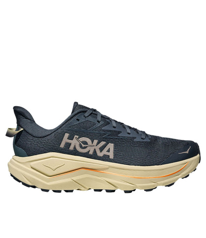 L.L.Bean Men's HOKA Challenger 8 Trail Shoes Faded Navy/Pampass Grass
