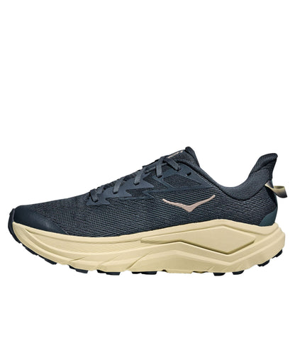 L.L.Bean Men's HOKA Challenger 8 Trail Shoes Faded Navy/Pampass Grass