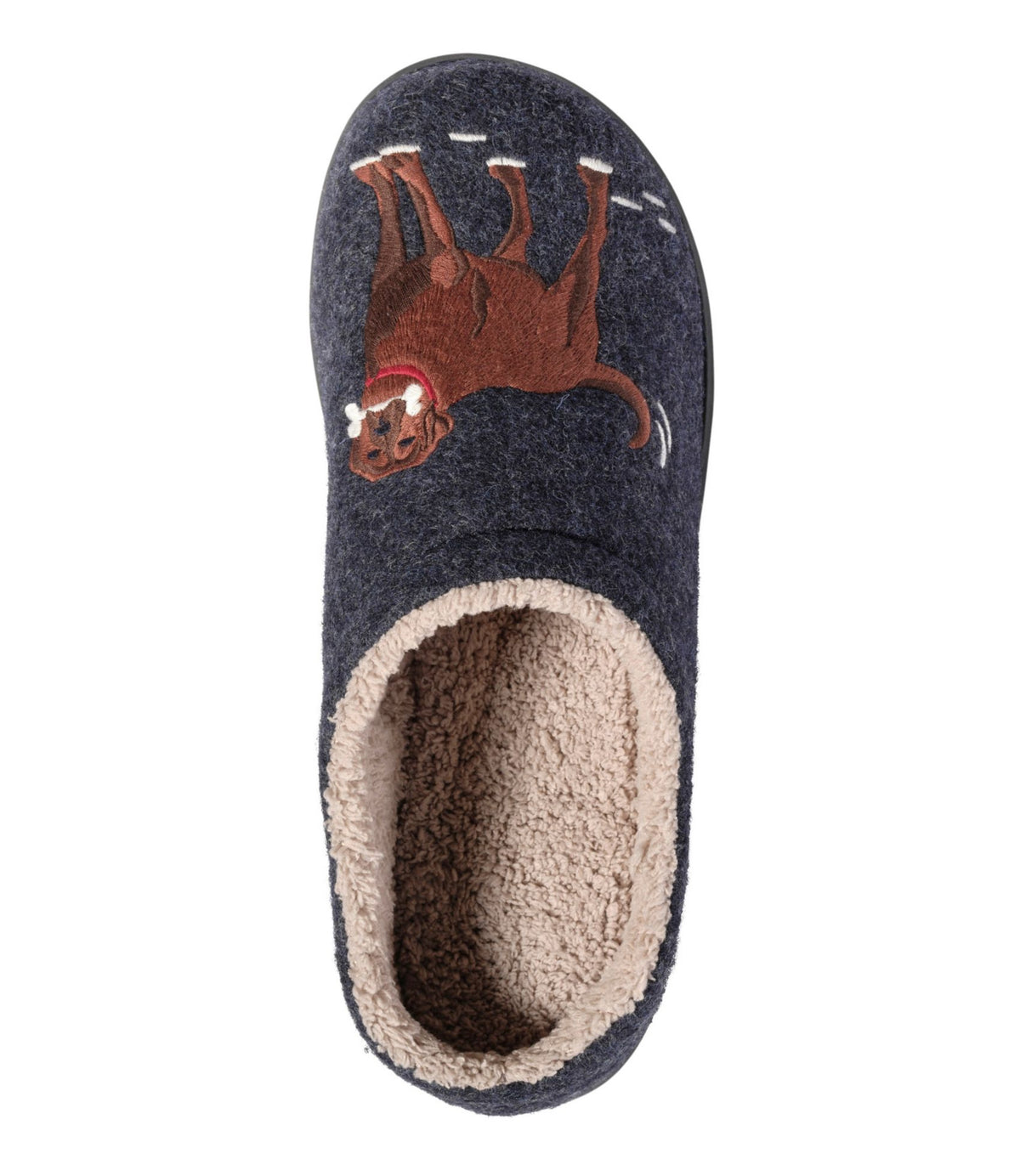 L.L.Bean Men's Daybreak Slippers, Motif ClassicNavy/DogBone