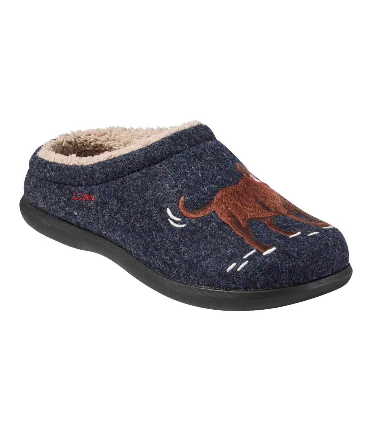 L.L.Bean Men's Daybreak Slippers, Motif ClassicNavy/DogBone